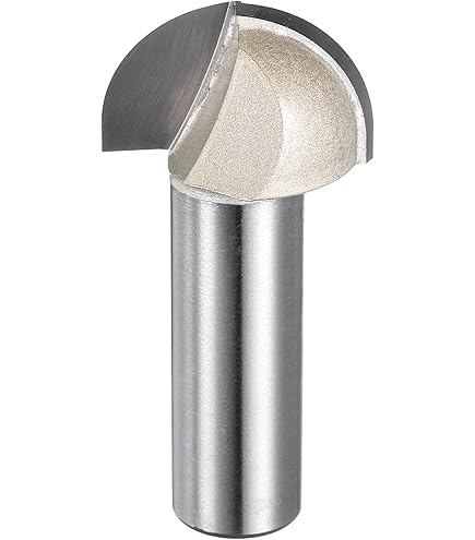 Yonico Round Nose Core Box Router Bit 1/2-Inch Diameter 1/2-Inch